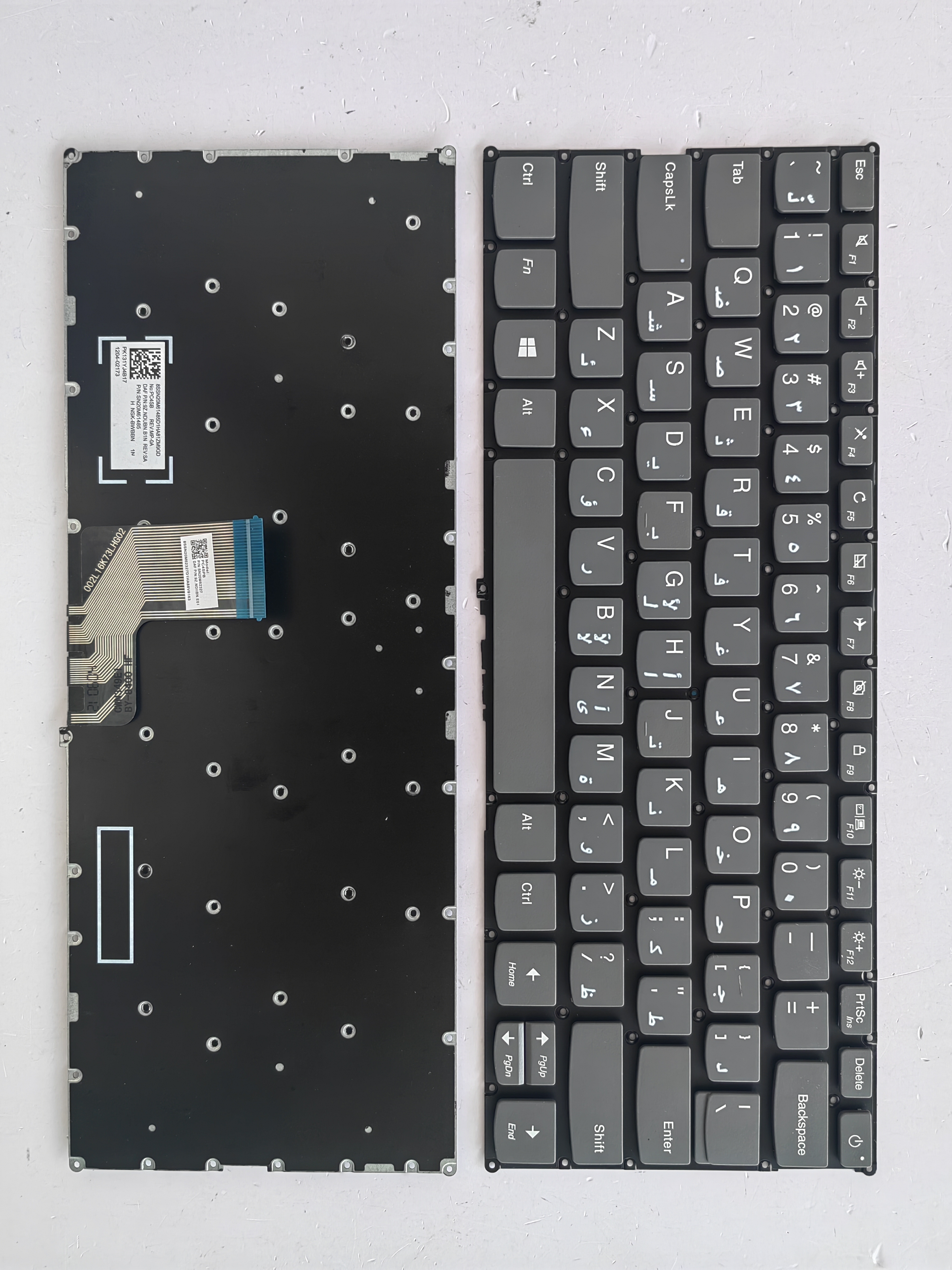 Picture of New Replacement Laptop Keyboard For LENOVO 720S-14 with switch Grey (OEM) AR Layout